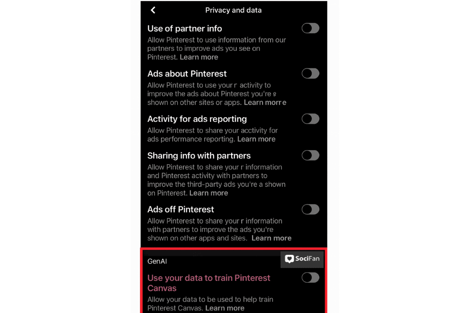 off ai on pinterest