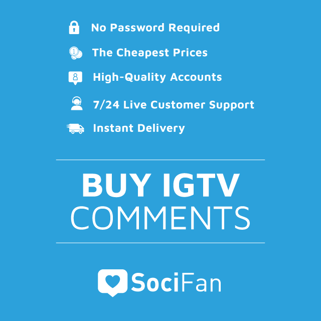 buy IGTV comments