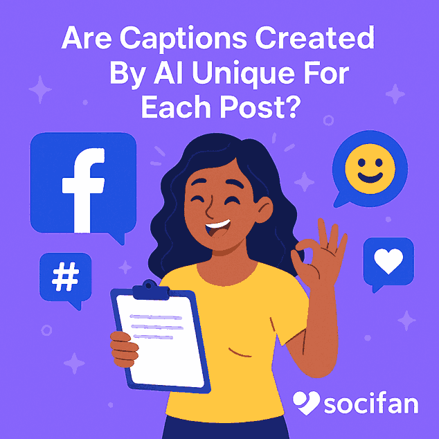 Are Captions Created By AI Unique For Each Post?