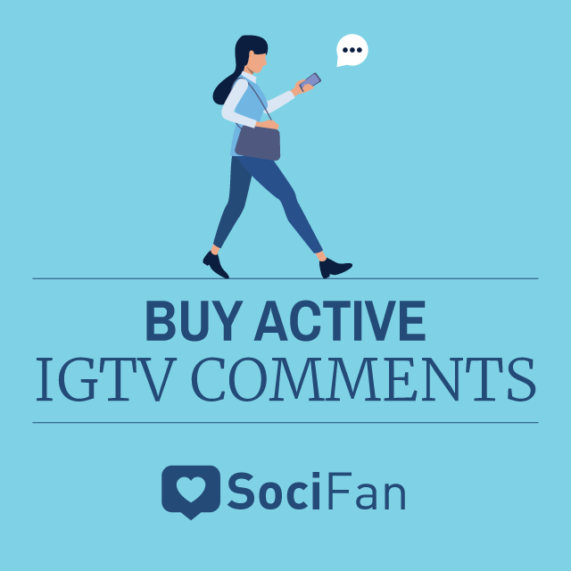 buy active IGTV comments