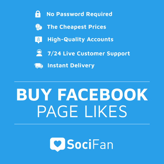 Buy Facebook Page Likes - Real & Instant Delivery