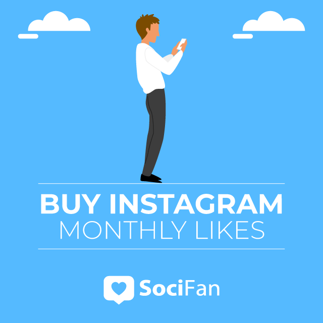 Buy Instagram Monthly Automatic Likes SociFan