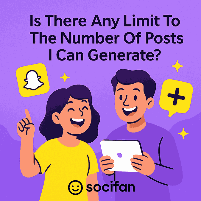 Is There Any Limit To The Number Of Posts I Can Generate?