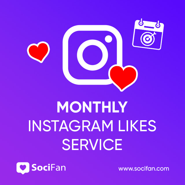 monthly instagram likes service