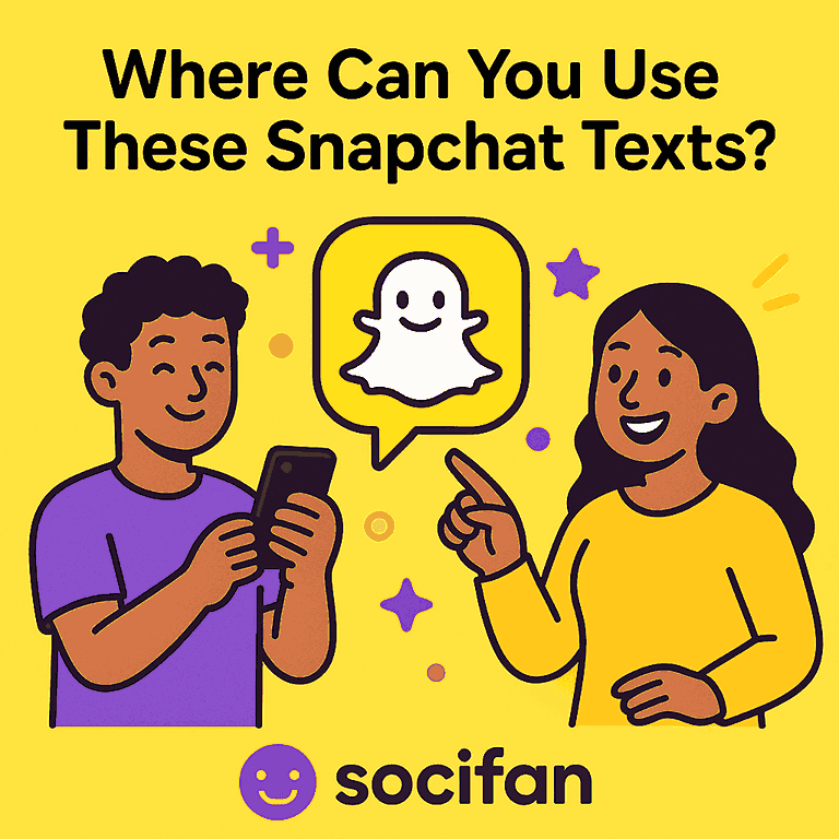 Where Can You Use These Snapchat Texts?